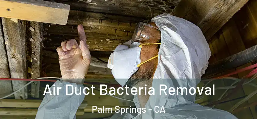 Air Duct Bacteria Removal Palm Springs - CA