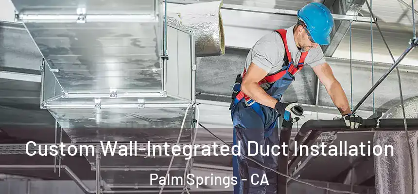  Custom Wall-Integrated Duct Installation Palm Springs - CA
